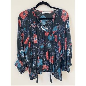 Astr The Label Floral Blouse